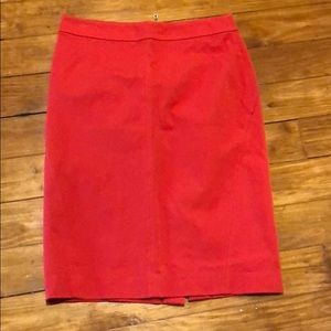 Red Ann Taylor Skirt